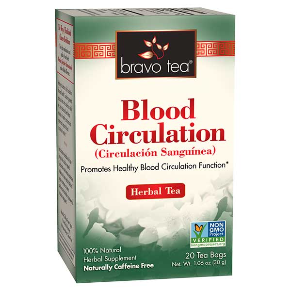 Box of 20 tea bags, 100% natural herbal supplement, naturally caffeine free, non-GMO project verified. Net weight 1.06 ounces, or 30 grams.