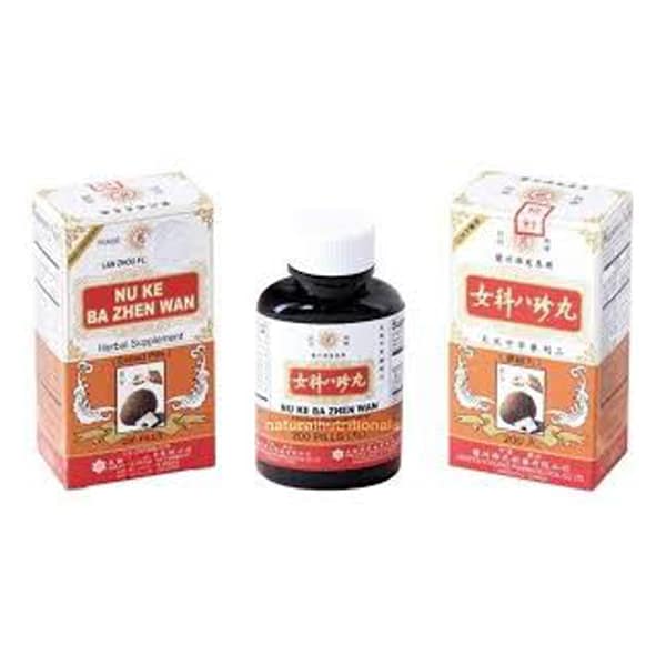 Bottle of 200 herbal supplement pills, with chinese and english text.