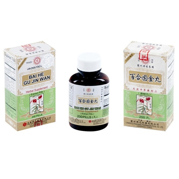 Bottle of 200 herbal supplement extract pills. Text is written in english and chinese.