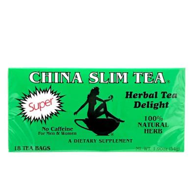 Box of 18 tea bags, no caffeine.