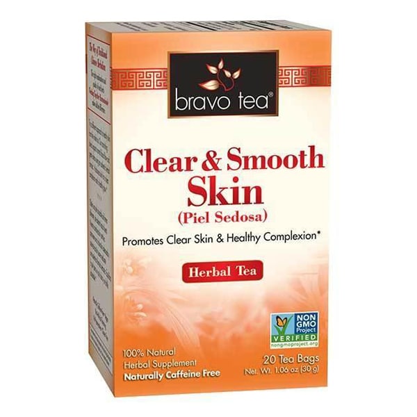 Box of 20 tea bags, 100% natural herbal supplement, naturally caffeine free, non GMO project verified. Net weight 1.06 ounces, or 30 grams.