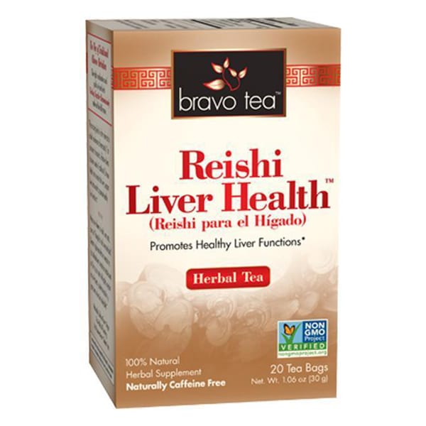Box of 20 tea bags, 100% natural herbal supplement, naturally caffeine free, non GMO project verified. Net weight 1.06 ounces, which is 30 grams.