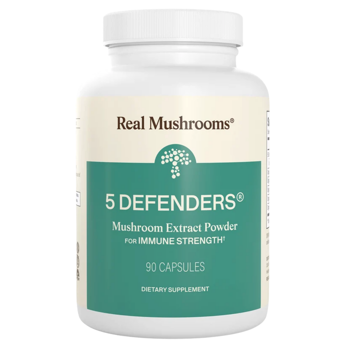 image of 5 Defenders Mushroom Extract Powder by Real Mushrooms
