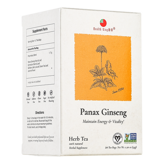 image of plant sprig, twenty teabags, net weight 34g
