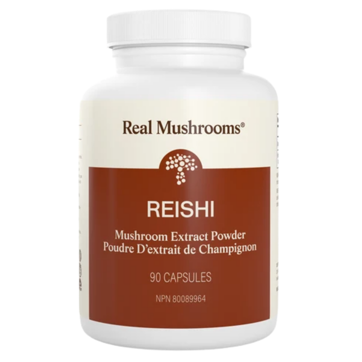 image of Reishi Mushroom Capsules by Real Mushrooms