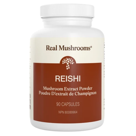 image of Reishi Mushroom Capsules by Real Mushrooms