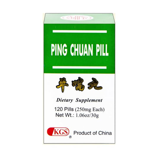 Box of 120 pills, 250 milligrams each, of dietary supplement, by KGS.