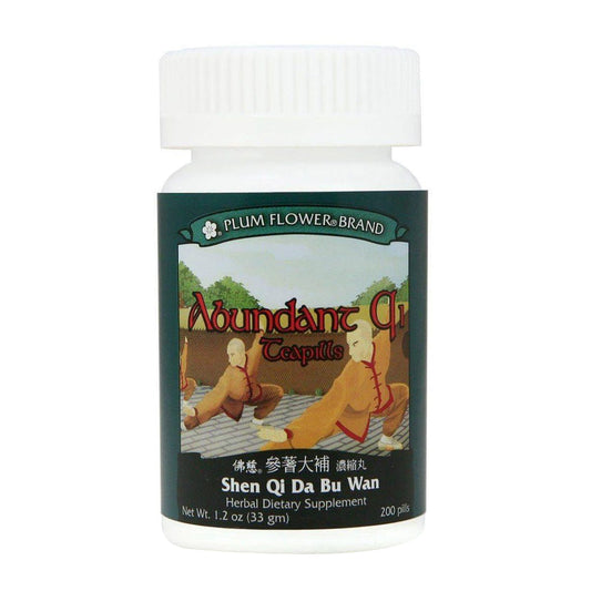 Bottle of 200 pills of herbal dietary supplement, net weight 1.2 ounces, or 33 grams. Text is written in english and chinese.