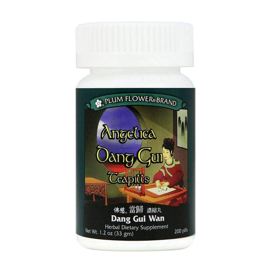 Bottle of 200 pills of herbal dietary supplement, net weight 1.2 ounces, or 33 grams. Text is written in english and chinese.