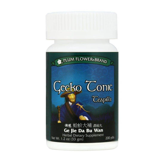 Bottle of 200 pills of herbal dietary supplement, net weight 1.2 ounces, or 33 grams. Text is written in english and chinese.