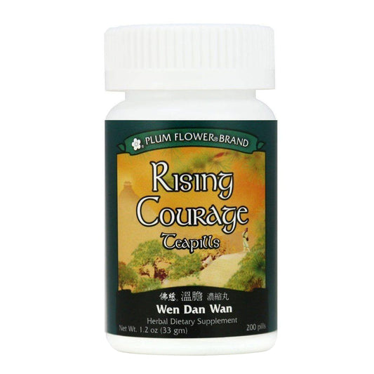 Bottle of 200 pills of herbal dietary supplement, net weight 1.2 ounces, or 33 grams. English and chinese text.
